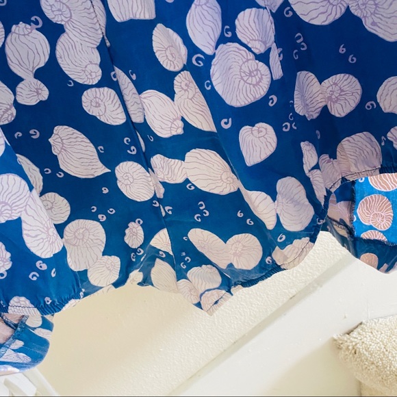 Riviera by Ceeb vintage shell print swimsuit dress one piece plus Sz 44 … - Picture 4 of 9